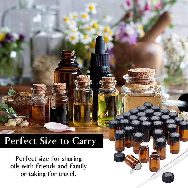 Essential Oil Bottles - Small Sample Bottles For Anointing Oil - Mini Glass  Containers For Essential Oil - - Temu Croatia